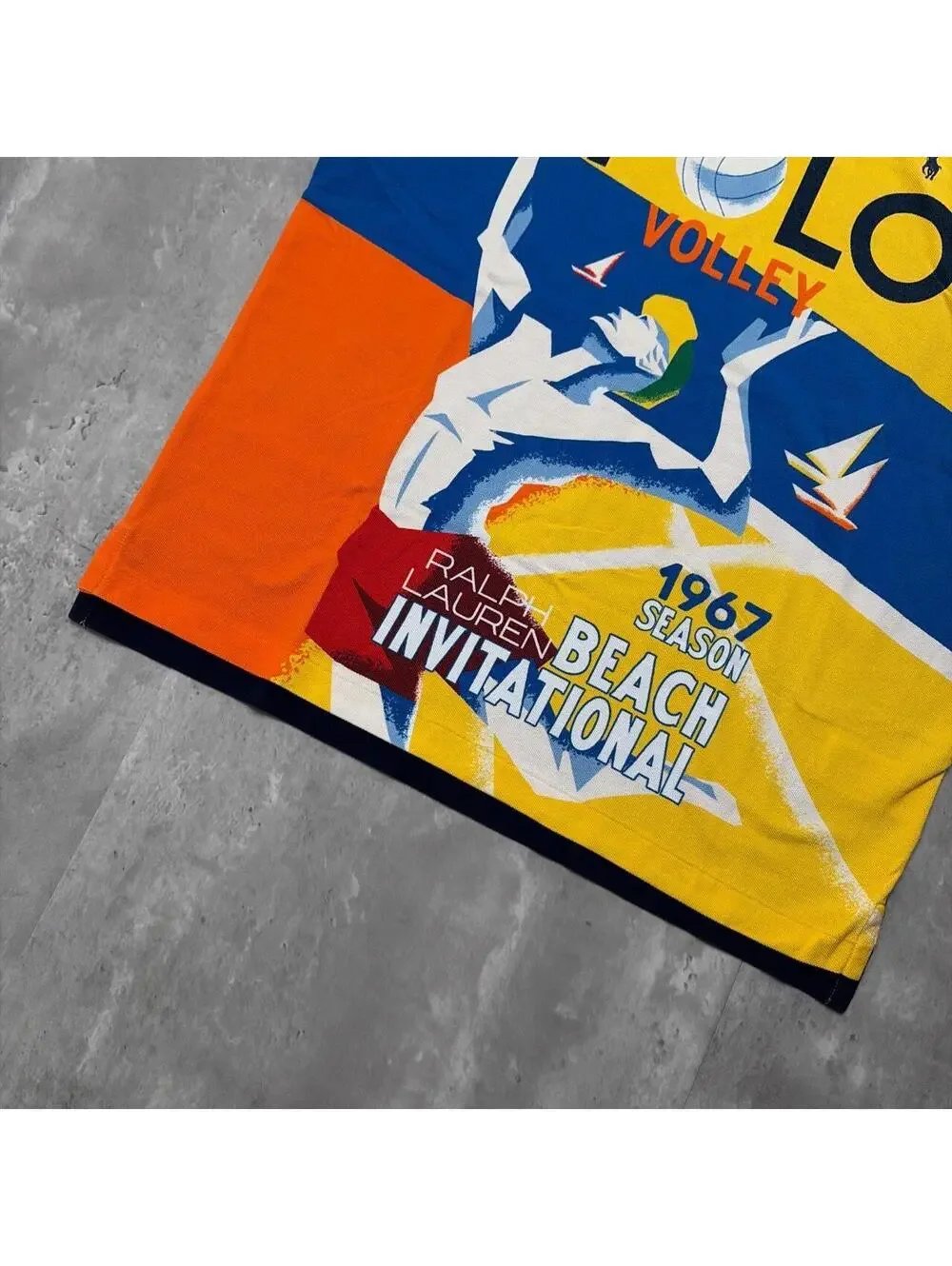 Y2K Polo Ralph Lauren Beach Volleyball 1967 Polo Shirt